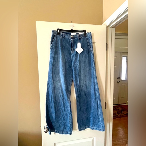 New! Petra 153 Super Wide Leg Juniors Jeans Baggy Size 11 or 29. - Picture 1 of 16
